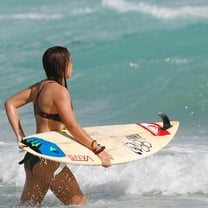 FRCOLOR Durable PVC Boat for Inflatable Surfboards with Black Color Increase Stability and Direction 1 Piece