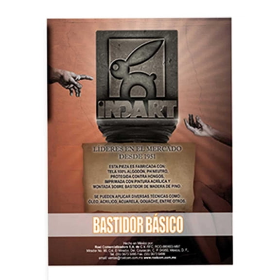 Bastidor Indart 30 X 40 básico 1 pza