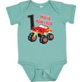 thumbnail image 3 of Inktastic Monster Truck How I Roll 1st Birthday Boys Baby Bodysuit, 3 of 5