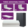 thumbnail image 5 of Arctus 3" Twin-XL Size Tri Folding Memory Foam Mattress Topper, White, 5 of 7