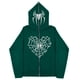 thumbnail image 3 of Sudaderas casuales de araña Y2k oscuras europeas y americanas para hombres y mujeres, sudaderas con capucha, parejas góticas, sudaderas con cremallera de gran tamaño Harajuku, 3 of 5