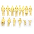 thumbnail image 2 of 60pcs Model Figures 1:87 unpainted H0 Figures Standing H0 Accessories Plastic, 2 of 10