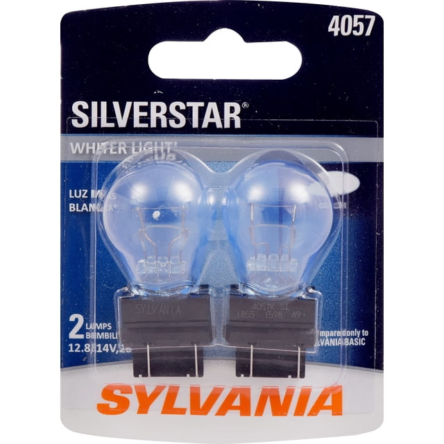 Bombillas para vehículos SYLVANIA 4057 SilverStar Mini, paquete de 2