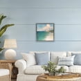 thumbnail image 2 of Stupell Industries Turquoise Horizons Expression Gray Framed Floater Canvas Wall Art, design by Annabelle Hall, 18 x 18, 2 of 9