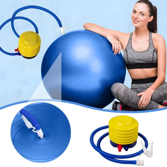 BESTSKY Inflatable Accessories Plastic Foot Inflatable Cylinder Yoga Ball Foot Air Pump