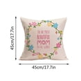 thumbnail image 3 of Bjutir Mother Day Linen Sofa Decoration Pillow Case Gift Cushion Cover Waist Pillow Case Letter Pillow Case, 3 of 4