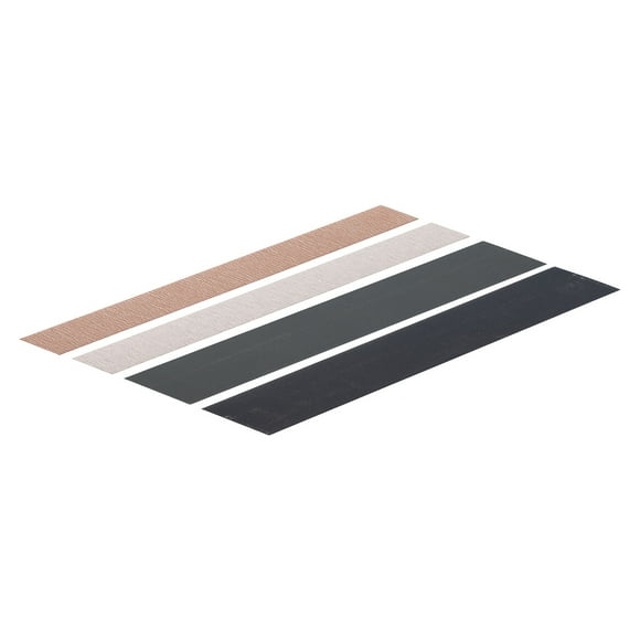 4Pcs Frette Ponçage de Papier Abrasif de Poutre de Papier Abrasif Barre de Nivellement de Papier Abrasif Outil de Ponçage de Luthier pour Frette de Guitare