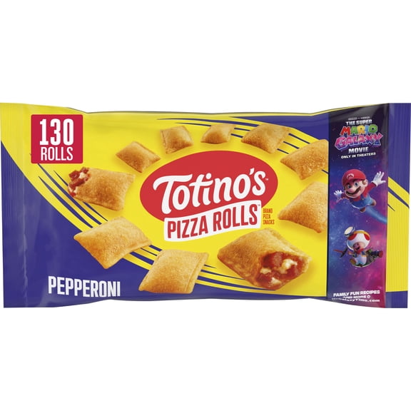 Totino's Pepperoni Pizza Rolls Snacks, 130 Rolls (Frozen)