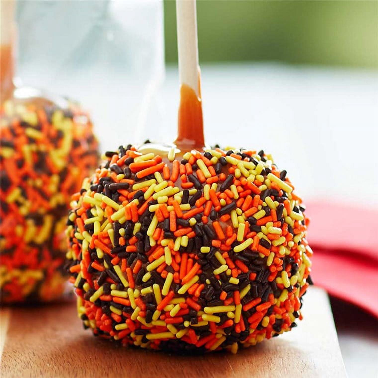 Fresh Caramel Apple with Sprinkles, Each
