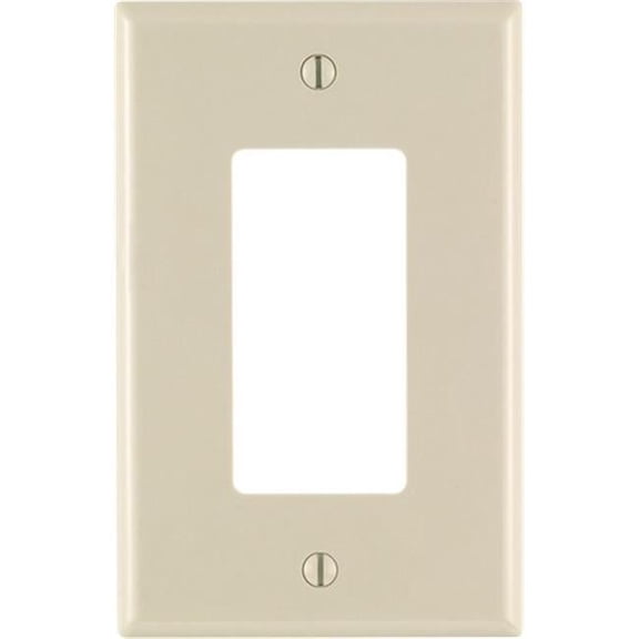 0PJ26-00T 1 Gang Light Almond Decora GFCI Midway Wall Plate