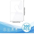 thumbnail image 2 of 300 Pcs Adhesive PVC Hanging Tabs Merchandise Package Box Hangers J-Hook Folding Tabs for Store Retail Display, 2 of 7