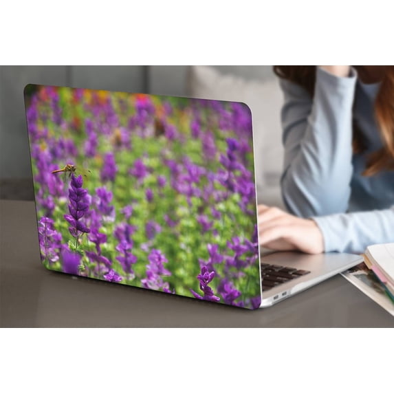 KSK KAISHEK Only Compatible Old MacBook Air 13 inchs Case 2017 - 2014 2013 2012 2011 2010 Release Model A1466/A1369, Plastic Hard Shell Case, Purple series 0841