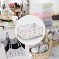 thumbnail image 4 of Foldable Fabric Storage Bin Home Cubes Clothing Organizer Bins Large Collapsible Box Basket for Home Organizer Minimalist Line Snowflakes and Stars, 4 of 7