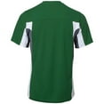 thumbnail image 2 of Champro Mens Dri-Gear V-Neck Baseball Jersey Dark Green/White 3Xl, 2 of 2