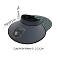 thumbnail image 3 of hengsof Sun Visor Hat with Fan, Large Area Sun Protection, USB Charging Adjustable Visor with Fan for Women, 3 of 6