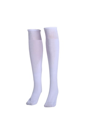 1 Pair Sports Socks Solid Color Anti-slide Spandex Anti-slide Knee Socks for Sports