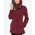 thumbnail image 2 of Jones New York Colorblocked Hooded A-line Rai Burgundy Large, 2 of 4