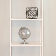 Jela Solid Wood 5 Shelf Ladder Bookcase White