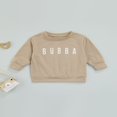 thumbnail image 3 of Kid Girls Boys Sweatshirts  Collar Pullover Long Sleeve Letters Printed Pattern Top, 3 of 10