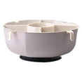 thumbnail image 3 of Baoblaze Draining Basket Divided Serving Dishes for Candy Storage and Drainage Veggie L Gray White, 3 of 8