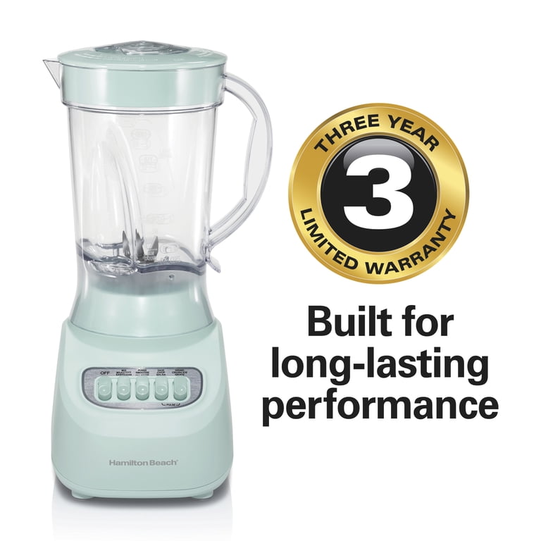 Hamilton Beach Smoothie Blender for Kitchen, 48 oz Jar for