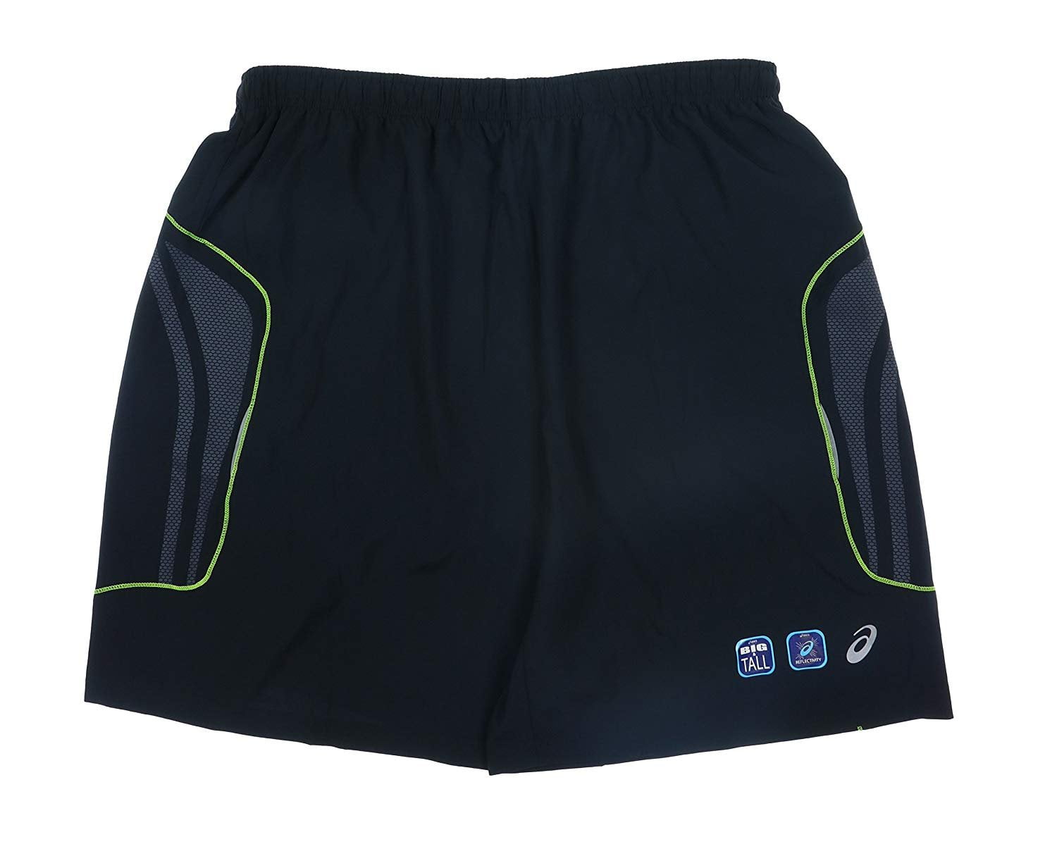 ASICS ASICS Men's Run Warrior Running Shorts MS712TCW (Black/Yellow / 4XBig)