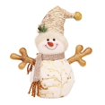 thumbnail image 2 of Decoración de animales de peluche BANYUO de Papá Noel y muñeco de nieve, 2 of 4