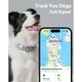 thumbnail image 4 of MJSHUN for Airtag Dog Collar Holder, Waterproof Dog Collar Holder for Apple AirTag (Gen 1 & 2), Stretchy Silicone Full Body Covered AirTag Case for Dog Collar Fit All Width Collar (Blue-3 Pack), 4 of 9