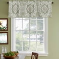 thumbnail image 3 of 2 Pack Valances for Window, Sage Green Boho Short Curtains for Kitchen Bedroom Living Room, Vintage Abstract Art Ethnic Tribe Rod Pocket Small Window Treatment Valance Drapes 60 x 18 Inch, 3 of 8