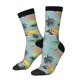 thumbnail image 1 of Fotbe Hawaiian Style Calcetas Largas con Estampado para Hombre y Mujer – Calcetas de Compresión Transpirables y Elásticas, Viajar y Uso Diario Talla 5-11, 1 of 6