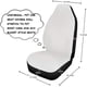 thumbnail image 3 of ABPHQTO Juego de 2 fundas para asiento de coche, unicornios, protector universal para asientos delanteros de coche, apto para coche, SUV, sedán, camión, 3 of 3