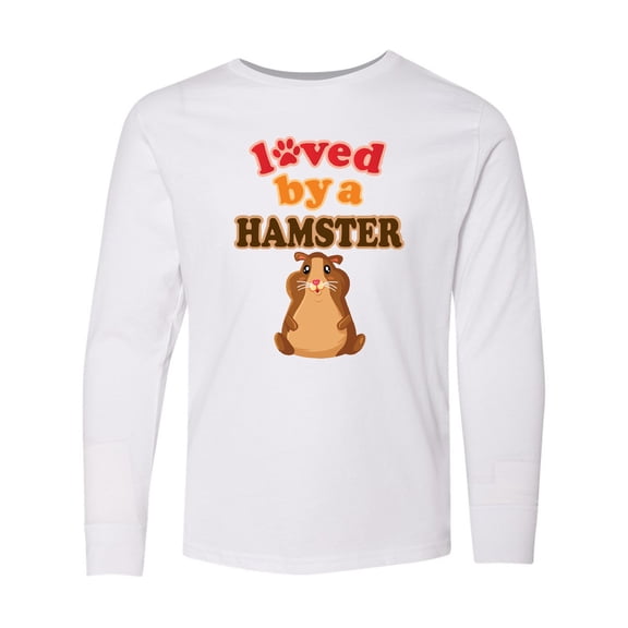Inktastic Hamster Cute Pet Long Sleeve Youth T-Shirt