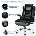 Plus Size Wide Comfortable High Back Office ChairBlack, Adjustable