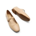 thumbnail image 3 of DREAM PAIRS Women's Mary Jane Flats Square Toe Comfortable Casual Slip On Dress Shoes Ballet Flats with Buckle Strap, 3 of 4