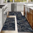 thumbnail image 6 of Floral Kitchen Rugs Sets of 3, Non Slip Kitchen Rugs and Mats Washable Farmhouse Kitchen Rugs Floral Kitchen Floor Mat Carpet Runner Rugs for Hallway Laundry Room, 6 of 12