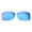 Ice Blue Coated - Polarized, variant on Walleva Brown Polarized Replacement Lenses for Oakley Gauge 8 L Sunglasses