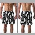 thumbnail image 3 of luoweisi Men's Beach Shorts Quick Dry Swim Trunks with Mesh Lining Easter Egg XL, 3 of 5