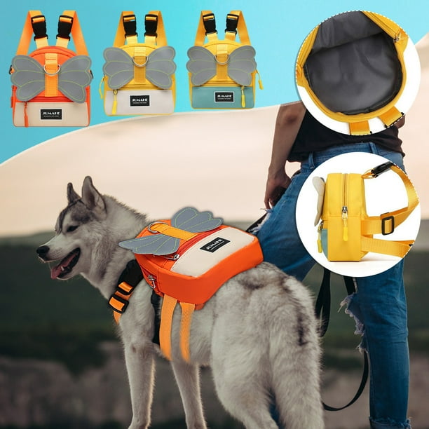 Fiudx Mochila para Perros, Diseño Cómodo, Distribución Frontal Del Peso, Tela Resistente, Malla Acolchada para Mayor Frescura, Sujeción Segura de La Correa, Visibilidad Reflectante, Ideal para Viajes
