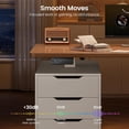 thumbnail image 6 of 55" Electric Standing Desk with 6 Drawers, Height Adjustable Computer Desk for Home Office, 6 of 7
