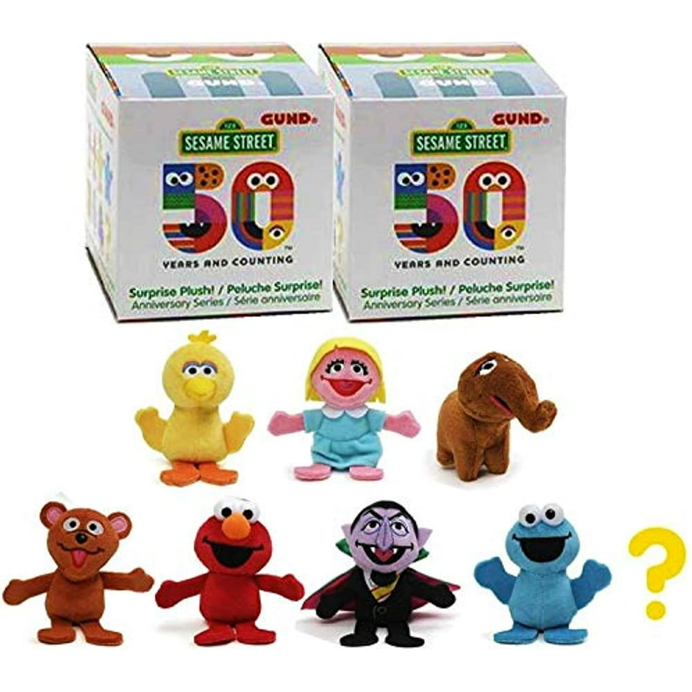 GUND Sesame Street 50th Anniversary Surprise Plush (3") Blind Box Gift