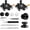 13 in 1, variant on Joystick Replacement Kit for Oculus Quest 2/ 3 Controller, Kothab Accessories for Oculus Quest 2 Controller and Meta Quest 3 Controller, Joysticks, Thumbstick, Screwdriver, Tweezer & Pry Tool