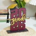 thumbnail image 7 of Gumesh Class of 2026 Graduation Gift - Wooden Keepsake Ornament with Tassel, Personalized Teacher/Student Appreciation Gift, Commencement Table Decor, 7 of 7