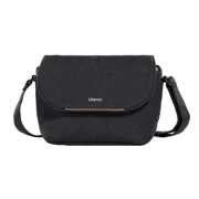 Ulanzi F02 Waterproof Camera Crossbody Bag for DSLR, Microphone, Smartphone – Expandable 3L/4L Travel Shoulder Bag with Adjustable Divider and Hidden Pocket – Black