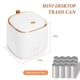 thumbnail image 2 of Mini bote de basura QINSIGN para encimera con 12 rollos de bolsas de 1,5 l, 2 of 6