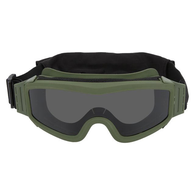 Gafas De Motocicleta, Diseño De Lente Panorámica ATV Dirt Bike Gafas A Prueba De Polvo Para Motocicleta Para Exteriores ANGGREK ejercito verde
