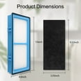 thumbnail image 2 of Home Times Filter Replacement for Holmes Aer1 Series, Replacement Parts # HAPF300AH-U4R, HAP242-NUC (4 Filter Replacement + 8 Booster Pre Filter,Blue), 2 of 5
