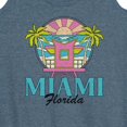 thumbnail image 3 of Instant Message - Miami Florida  - Women's Racerback Tank Top, 3 of 6