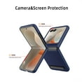 thumbnail image 5 of Allytechgroup for Moto Razr 60 Case Screen Protector, Invisible Stand Magnetic Back Cover Compatible with Mag-safe Shockproof Anti-Scratch Bumper Rugged Phone Case for Motorola Razr 2025, Gold, 5 of 9