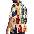 thumbnail image 3 of Bowling Men's Short Sleeve Beach Shirts, Casual Button Down Poplin Printed Summer Tops - Unisex, 3 of 6