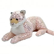 Cuddlekins Jumbo Foil Pink Snow Leopard 30"